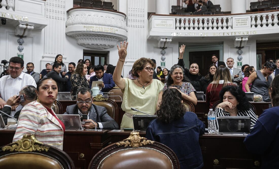 Sesión extraordinaria en el Congreso de la Ciudad de México. FOTO: Gabriel Pano El Universal