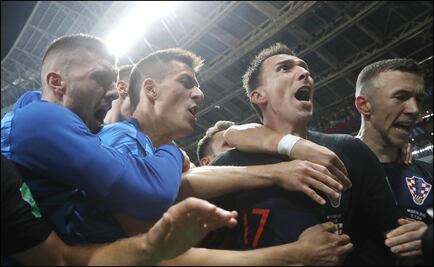 Gol de Mario Mandžukić que le dio el pase a la final a Croacia