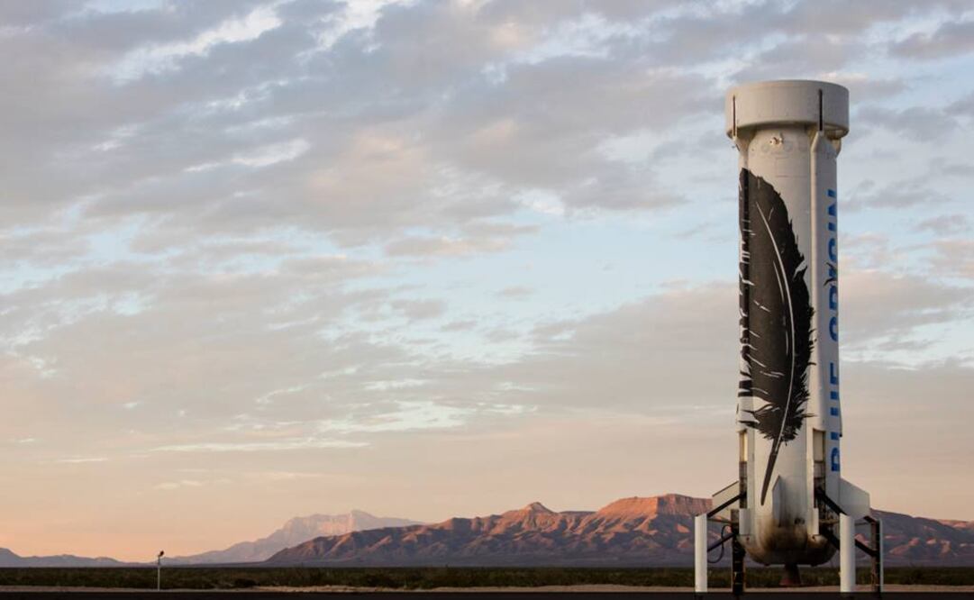 El cohete, diseñado para transportar a seis pasajeros, despegó el lunes desde Texas. Foto: Blue Origin