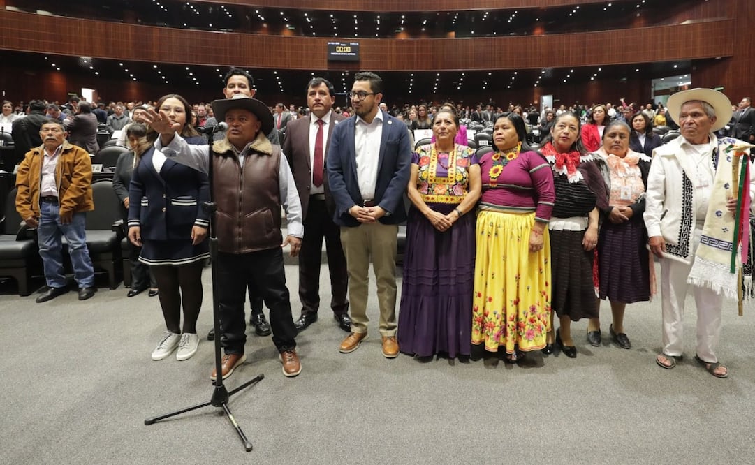 Luis Morales Flores rindió protesta como diputado ante el pleno de la Cámara de Diputados. Foto: especial