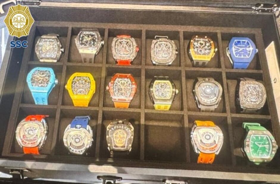 Los colombianos robaron 3 maletas con varios relojes de alta gama, con un valor de 900 mil pesos. (Foto: especial)