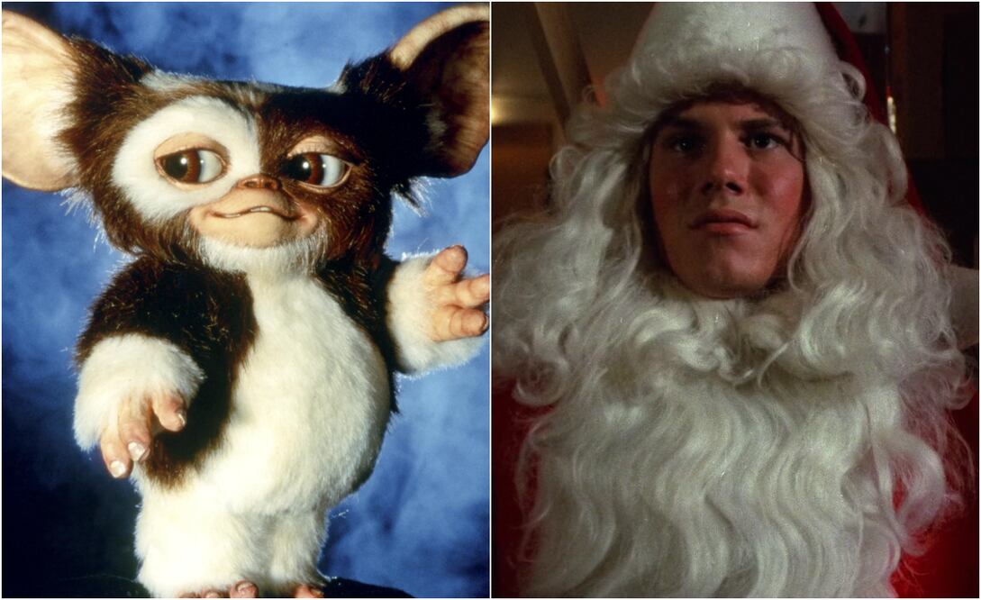 "Gremlins" y "Silent night, deadly night", películas navideñas de la década de los 80.
Fotos: IMDb