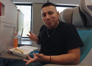 Yulay viaja en el Tren Maya y lanza fuerte crítica: "no es muy buena la comida"