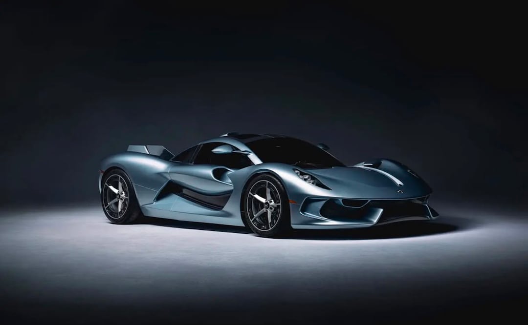 Este hipercoche está Inspirado en el legendario avión Lockheed SR-71 Blackbird. Foto: Hennessey Special Vehicles