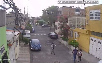 Video. A pleno día, captan asalto a jóvenes en Aragón