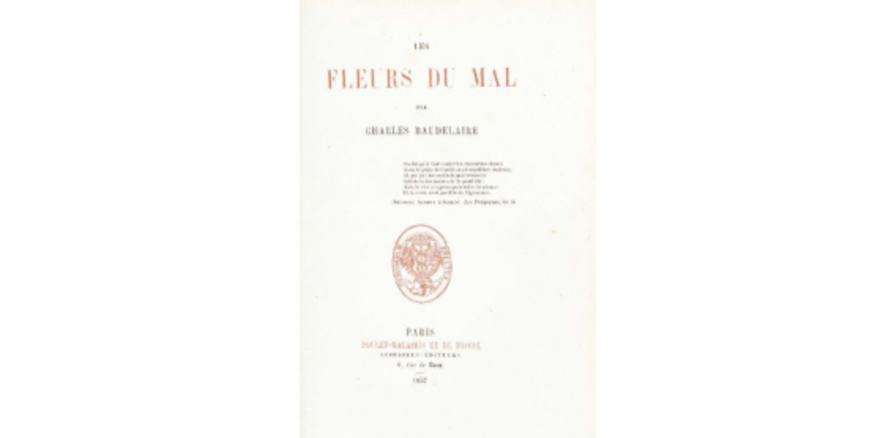 Estrofa inédita del puño y letra de Baudelaire será subastada