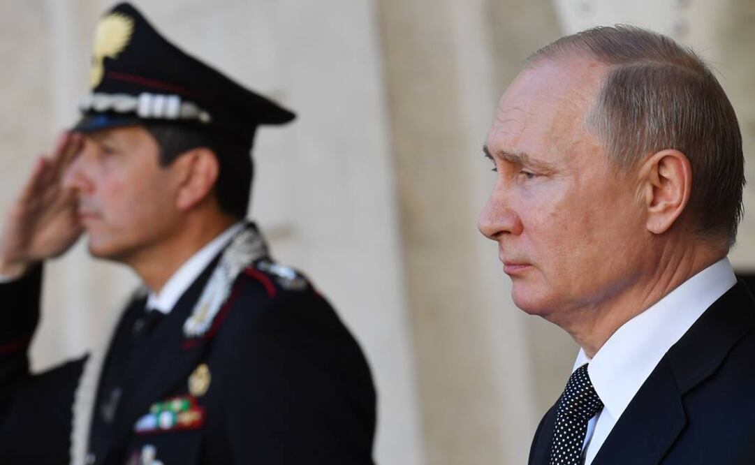 El presidente de Rusia realizó un visita oficial a Italia  (Foto: AFP)