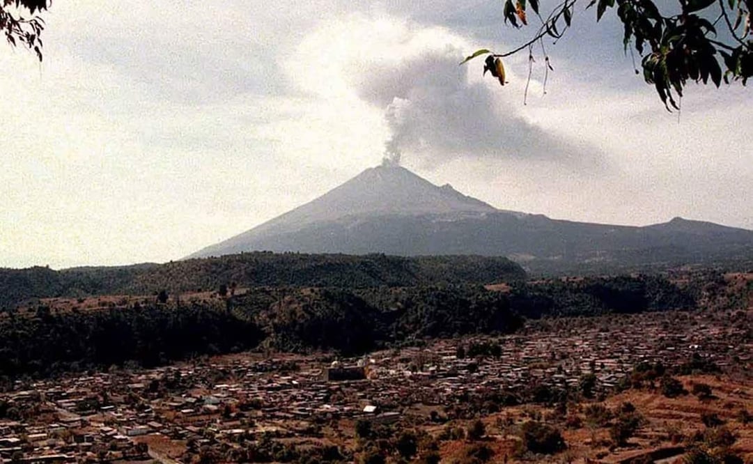 La localidad, ubicada en Puebla, está a 12 kilómetros del cráter del volcán Popocatépetl. Foto: EL UNIVERSAL