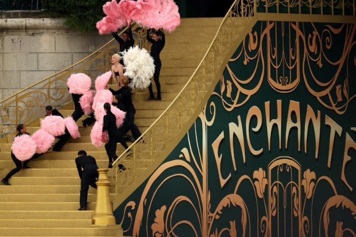 Lady Gaga abrió la inauguración de los Juegos Olímpicos de París 2024.
<p>Foto: X