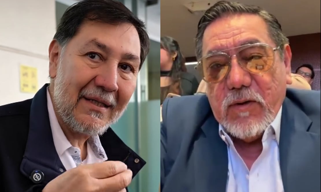 Senadores de Morena, Gerardo Fernández Noroña y Félix Salgado Macedonio anuncian apoyo a Cuba el 18 de marzo de 2026. Foto: Redes sociales oficiales.