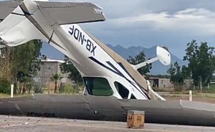 Vuelca avioneta en Chihuahua que estaba a punto de despegar