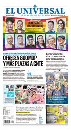 Portada impresa del 1 de junio del 2025