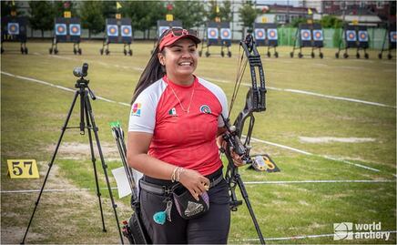 La mexicana Dafne Quintero ganó el bronce en la Copa del Mundo de tiro con arco