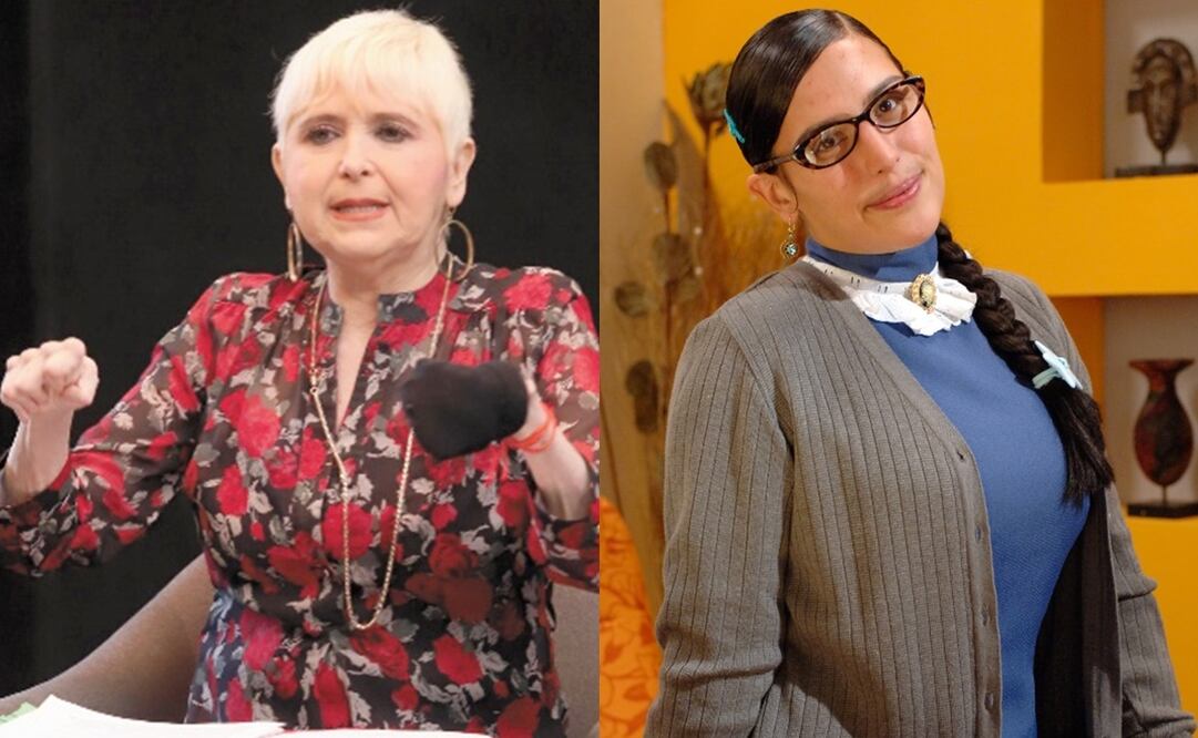 La actriz Rosita Pelayo y la protagonista de "La fea más Bella", Angélica Vale. Fotos: Edgar Negrete/Especial, EL UNIVERSAL.