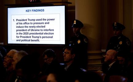 Demócratas presentan su "ABC" del juicio político contra Donald Trump