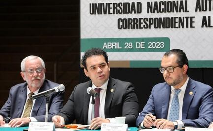 Rector de la UNAM entrega a diputados estados financieros del 2022 