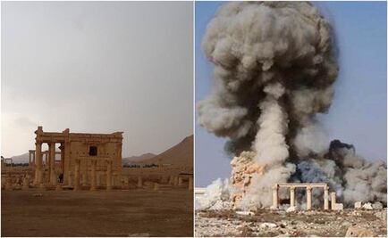 Difunden fotos de destrucción del templo de Baal