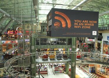 Centros comerciales, un reto para la tecnología Wi-Fi