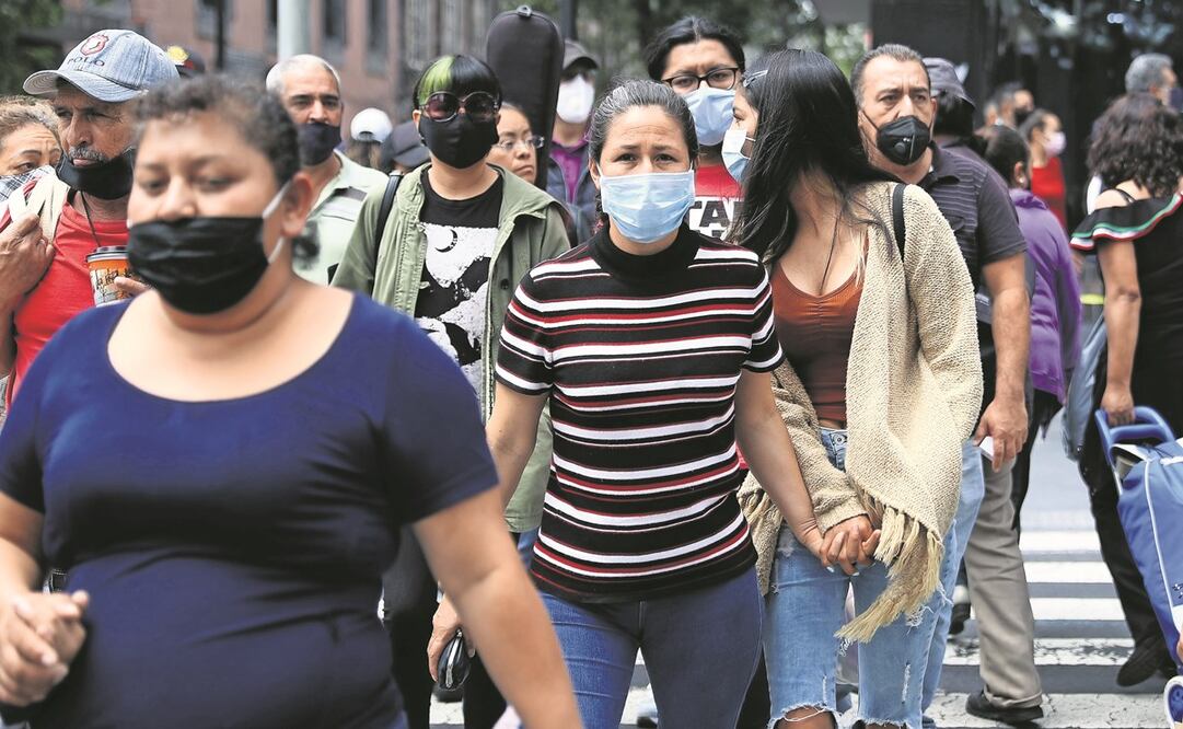 Uso de cubrebocas en la CDMX. Foto: Archivo/EL UNIVERSAL.