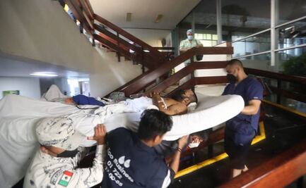 Tras lluvia intensa en Edomex, desalojan hospital de Atizapán