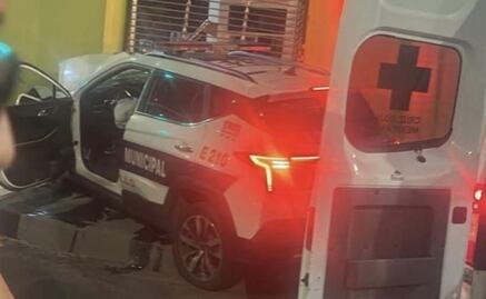 Hombre roba patrulla de Policía Municipal de Hermosillo; la estrella contra papelería  