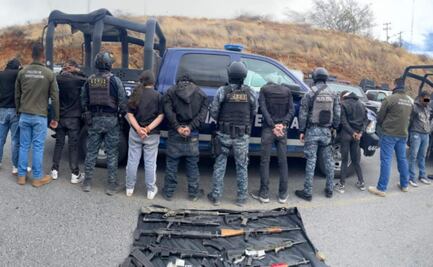 Detienen a 13 presuntos integrantes del CJNG en Pinos, Zacatecas; 6 son menores de edad