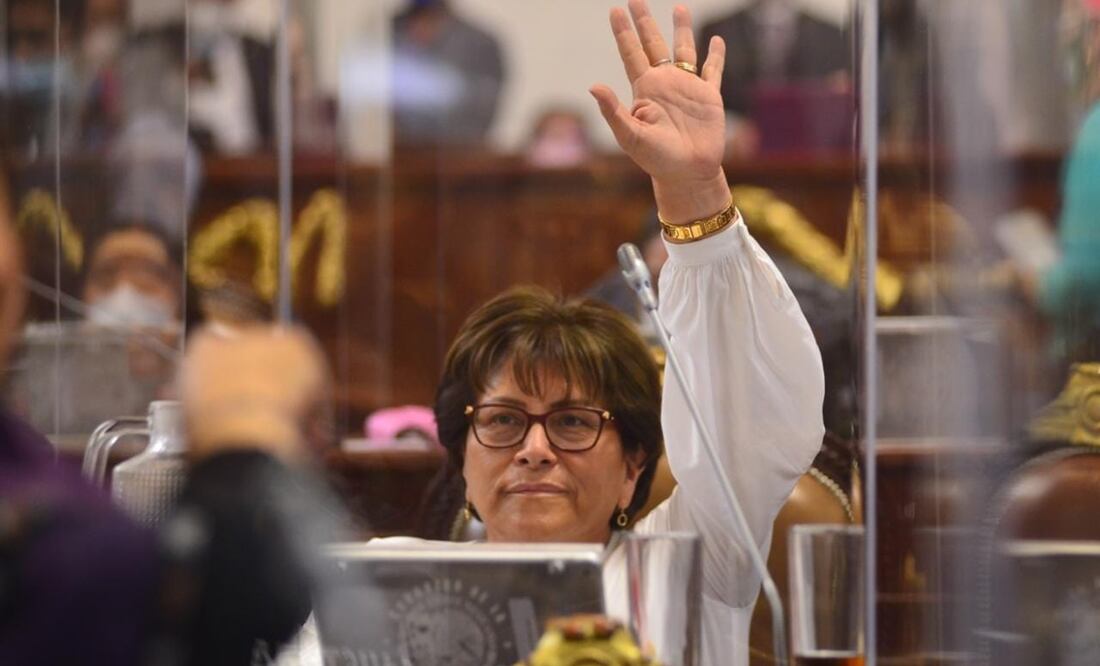 Martha Ávila Ventura, coordinadora de Morena en el Congreso local. Foto: Especial