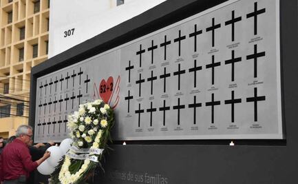 FOTOS: A 13 años del incendio del Casino Royale, develan memorial en Nuevo León 