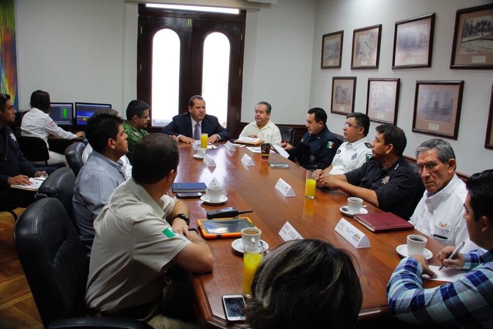 Autoridades de la entidad se reunieron esta mañana para ultimar los detalles de la celebración (Roberto Aguilar/ EL UNIVERSAL)
