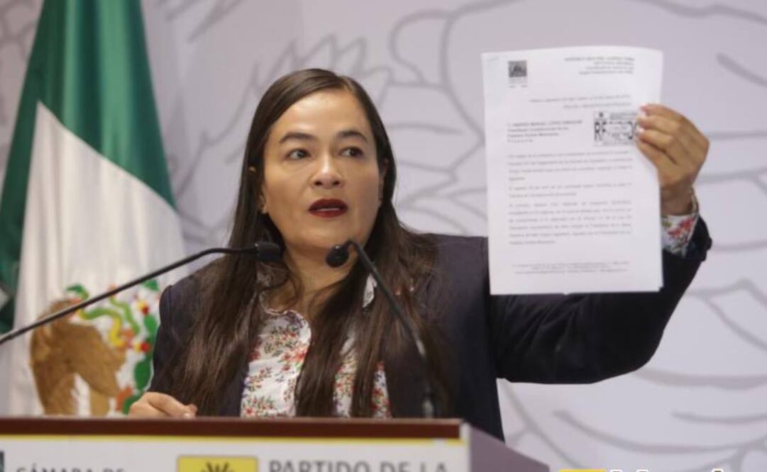 La coordinadora del PRD en la Cámara de Diputados, Verónica Juárez Piña (Foto: Twitter / @juarezvero)