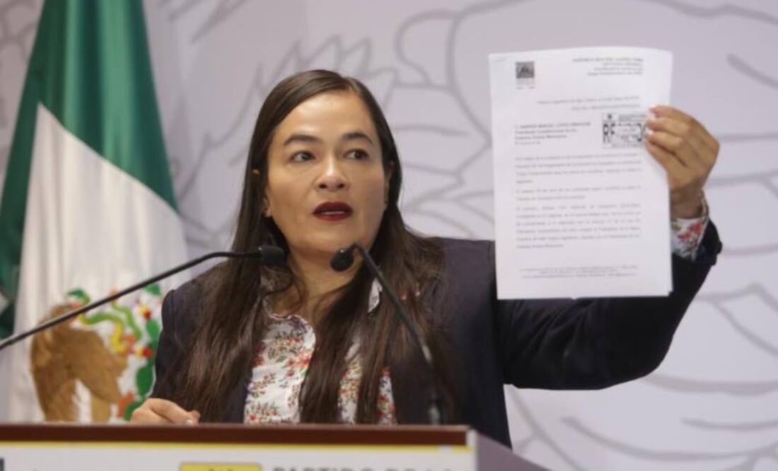 La coordinadora del PRD en la Cámara de Diputados, Verónica Juárez Piña (Foto: Twitter / @juarezvero)