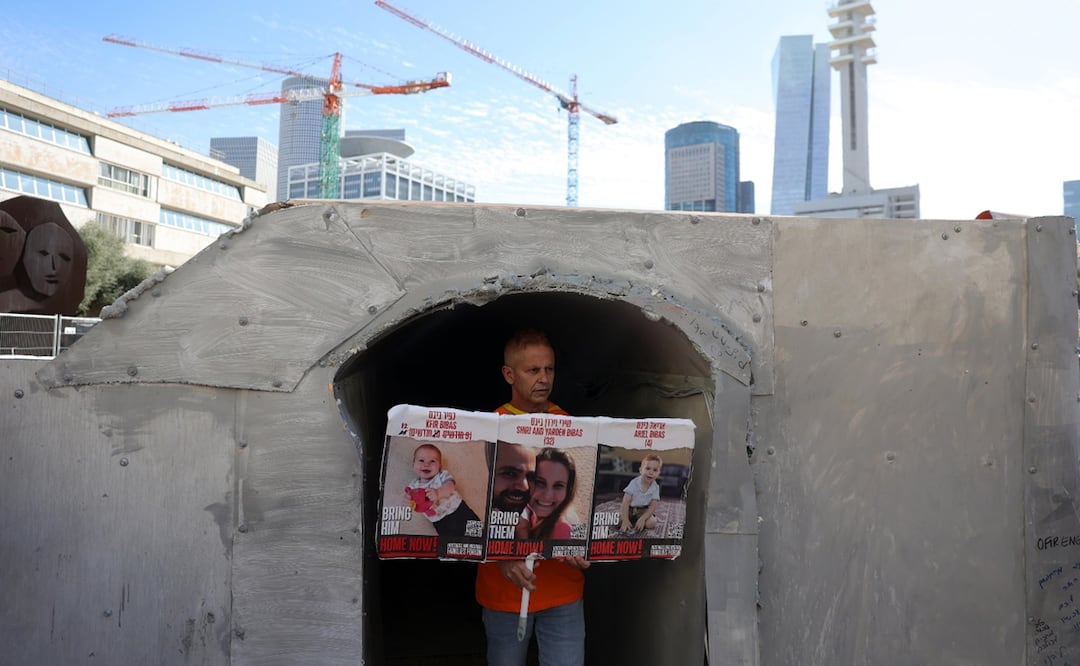 De los 251 secuestrados el 7 de octubre, quedan en el enclave 104 cautivos. Foto: EFE