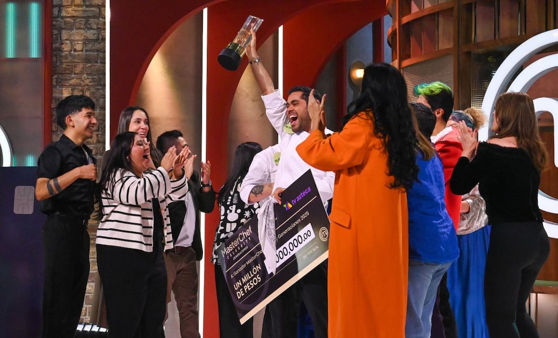 El influencer Dani Valle se llevó el premio de MasterChef Celebrity Generaciones 2025. Foto: @MasterChefMx