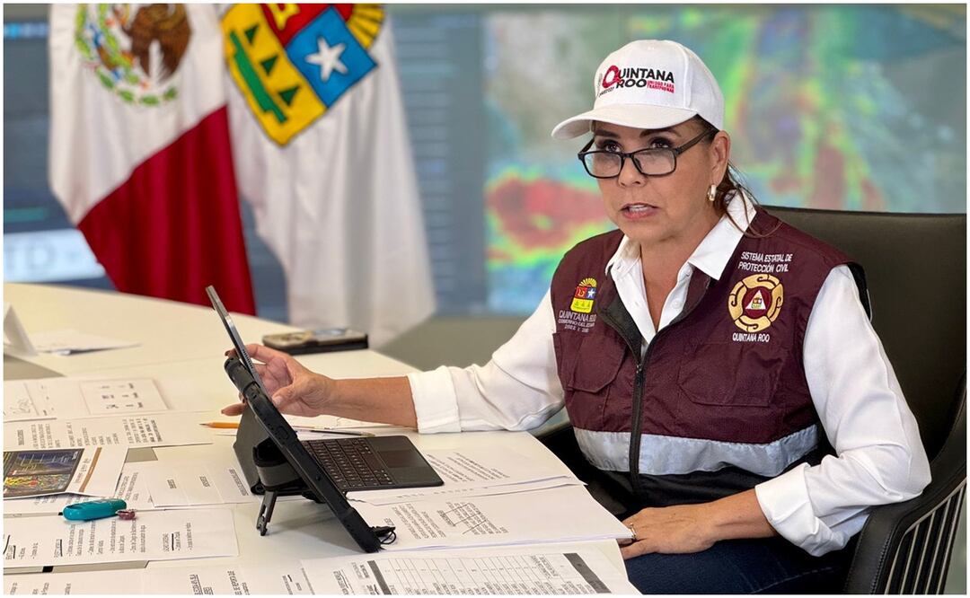 La gobernadora Mara Lezama este 25 de septiembre de 2024. Foto: Especial