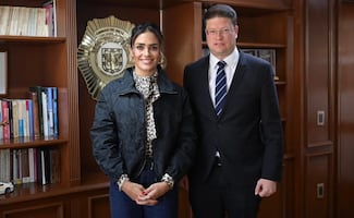 Alcaldesa de Cuauhtémoc y Pablo Vázquez se reúnen; buscan fortalecer intercambio de información y definir acciones conjuntas de seguridad