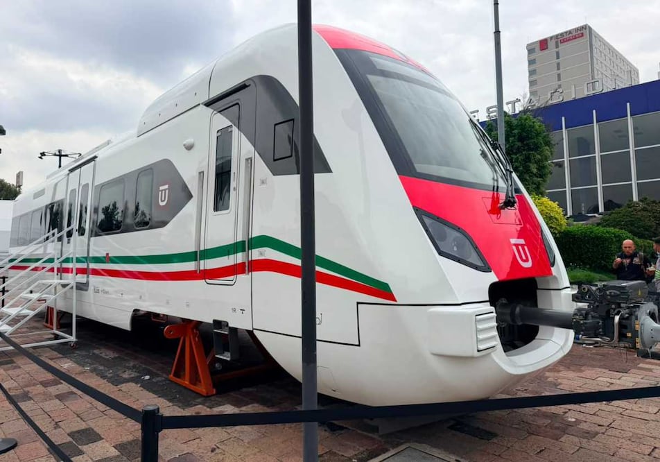 En la explanada de la estación Buenavista será exhibido un modelo del tren que recorrerá la ruta Buenavista-Pachuca. Foto: Especial