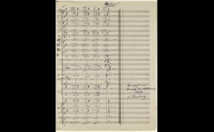 Partitura de Gustav Mahler, la más cara de la historia