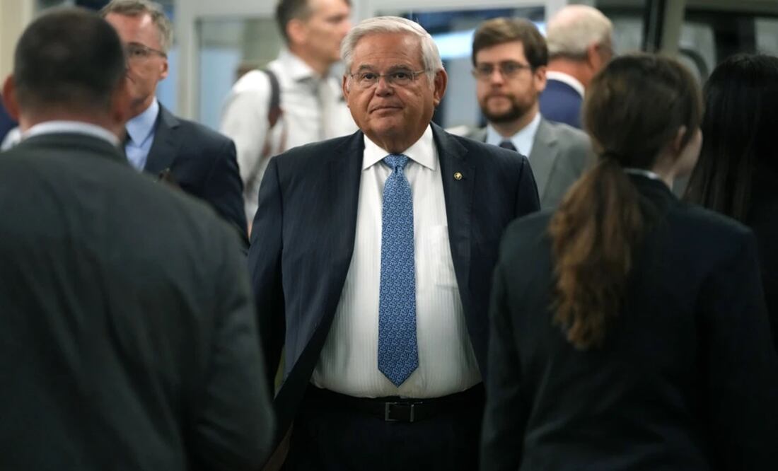 La justicia estadounidense acusó a Menéndez, su esposa y los tres coacusados, empresarios, de participar en una trama de sobornos y tráfico de influencias para favorecer a empresarios y el gobierno de Egipto. Foto: AP