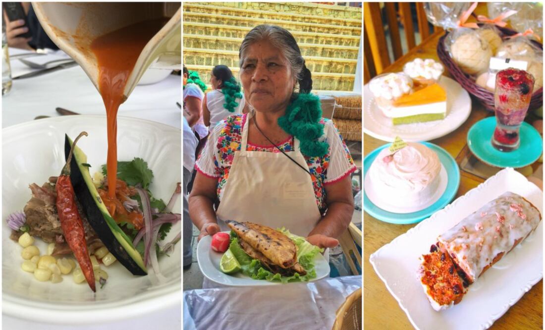 Foto: Fb: @cocinerastradicionalesdeoaxaca @expojapan.mx/ Festivales culinarios