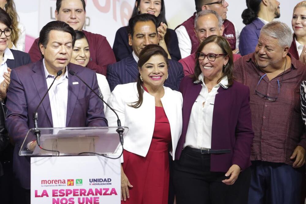 Clara Brugada, virtual candidata de Morena a la Ciudad de México. Foto: Carlos Mejía EL UNIVERSAL