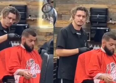 Viralizan a estilista que se parece a Johnny Depp y Christian Nodal