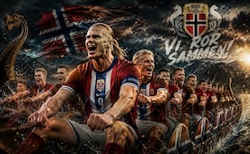 ¡TODOS UNOS VIKINGOS! Noruega apoya a su equipo con emblemático festejo 