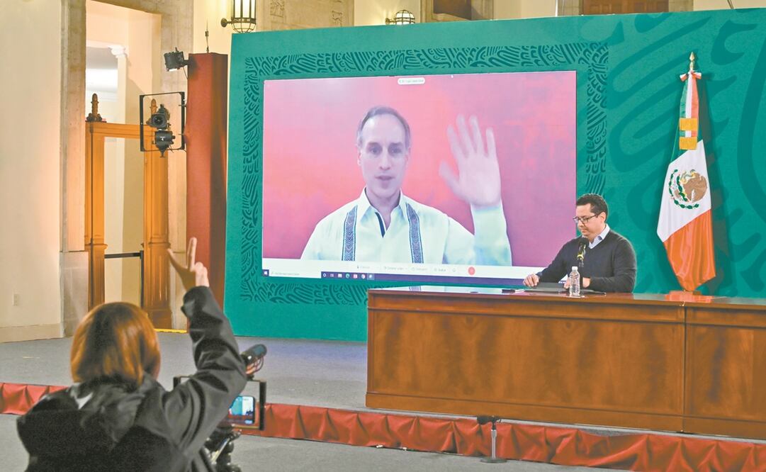 López-Gatell dijo que no ha habido donativos de vacunas. Foto: PRESIDENCIA