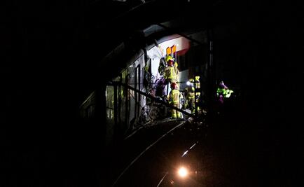 Choque de trenes deja un muerto y 4 heridos en Barcelona