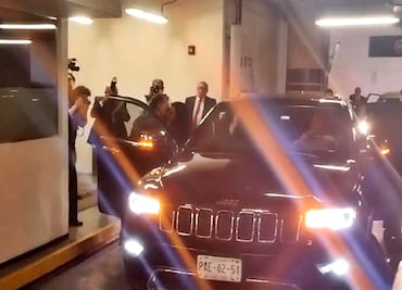 Luisa María Alcalde llega al Senado por glosa del V Informe de Gobierno de AMLO