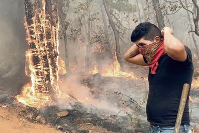 La jornada de “los soldados” que combaten con lo que tienen