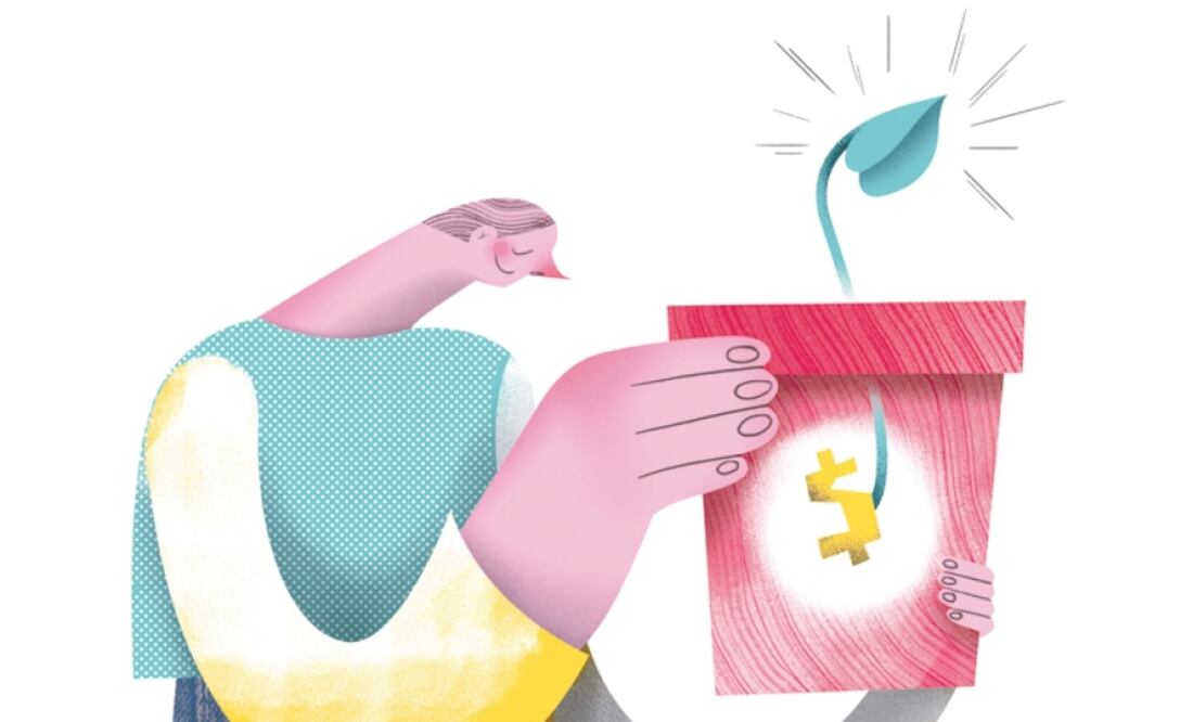 Futuro financiero. Ilustración de Ani Cortés