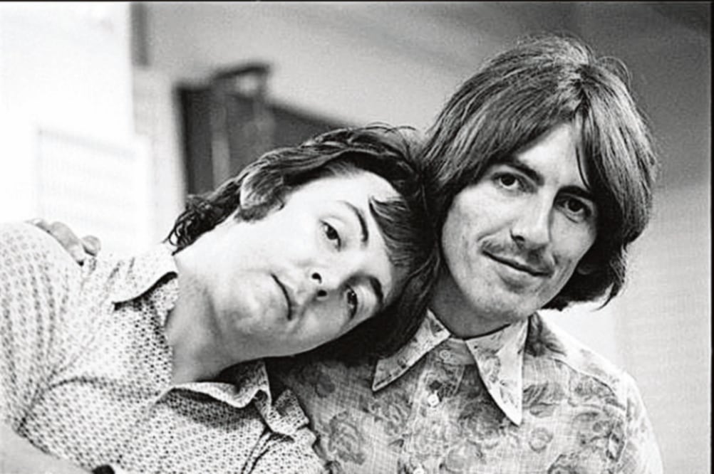 Paul y George formaron parte del cuarteto de Liverpool en los años 60 (INSTAGRAM)