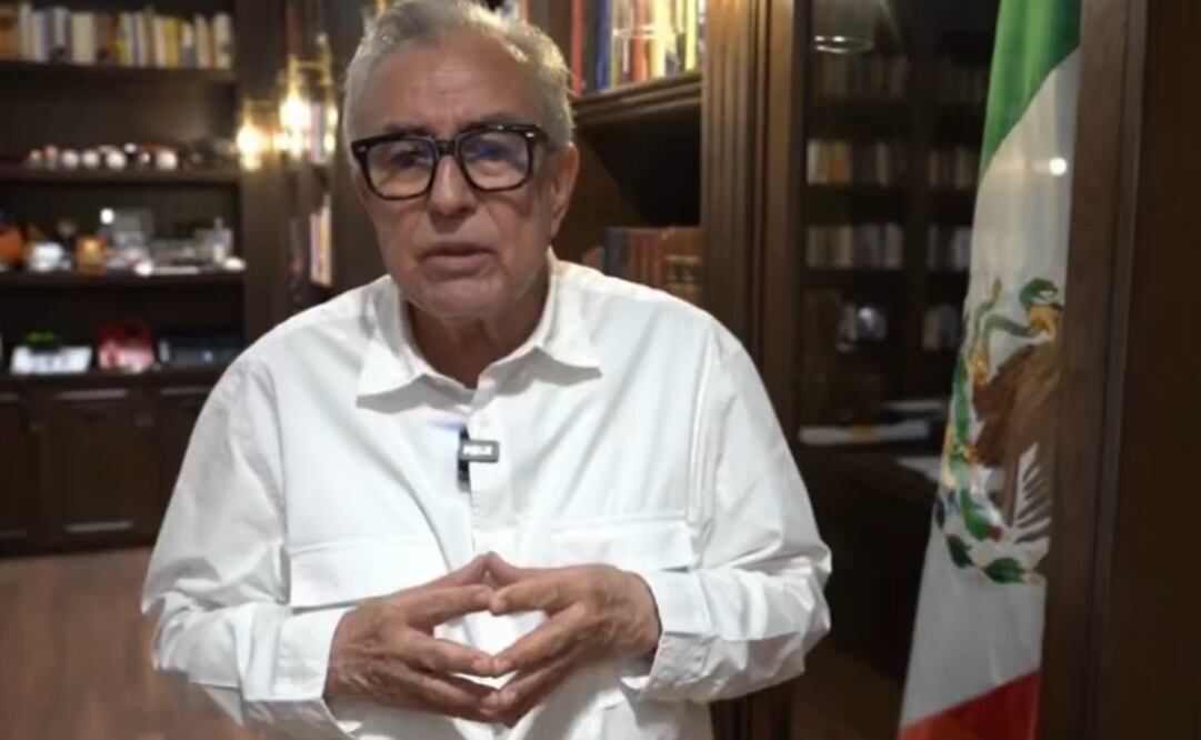 Gobernador de Sinaloa cancela fiesta por Grito de Independencia (14/09/2025). Foto: Captura de pantalla