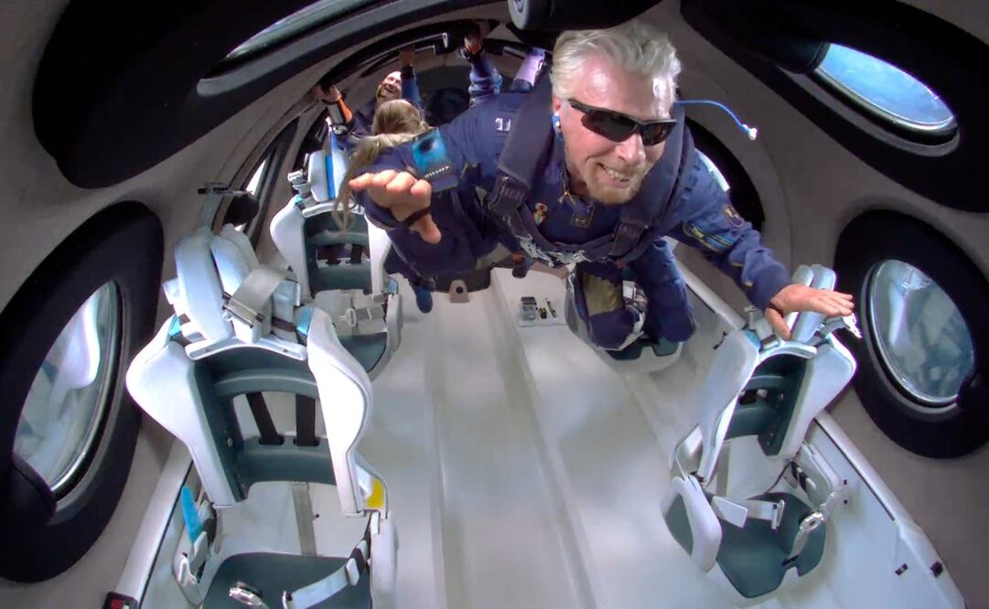 El viaje que comercializará la empresa de Richard Branson durará 90 minutos. Foto: Virgin